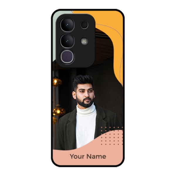Vivo Y31 Pro 5G Custom Glass Phone Case - Tri - Coloured Overlay Design Vivo Y31 Pro 5G Custom Glass Phone Case - Tri - Coloured Overlay Design