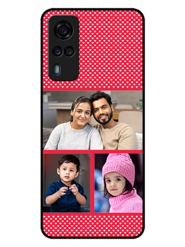 Custom Vivo Y31 Personalized Glass Phone Case  - Bulk Pic Upload Design
