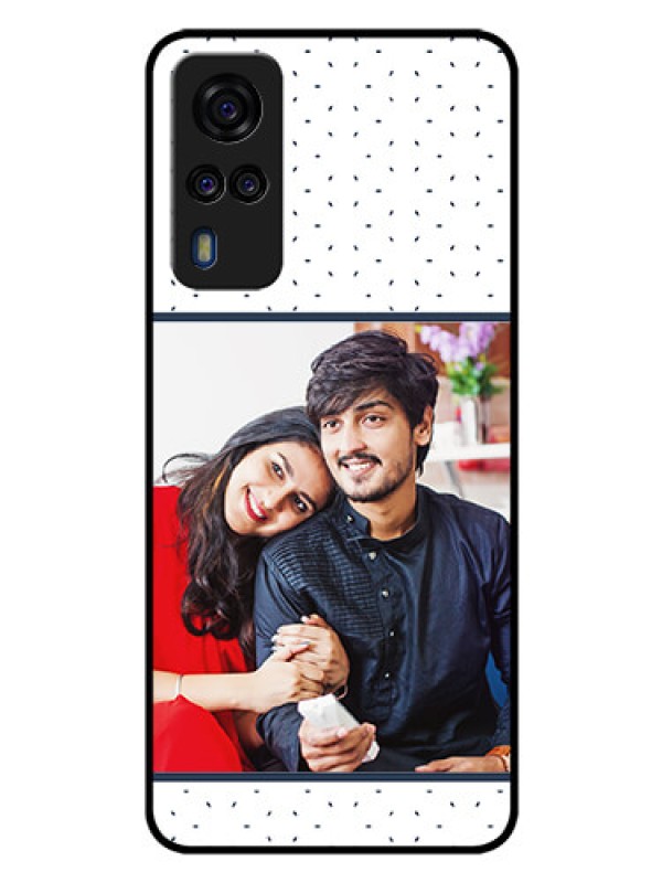 Custom Vivo Y31 Personalized Glass Phone Case  - Premium Dot Design