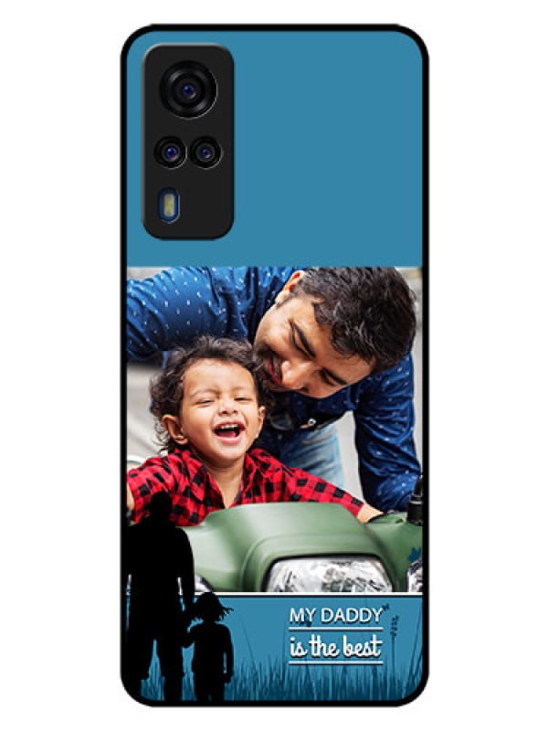 Custom Vivo Y31 Custom Glass Mobile Case  - Best dad design 