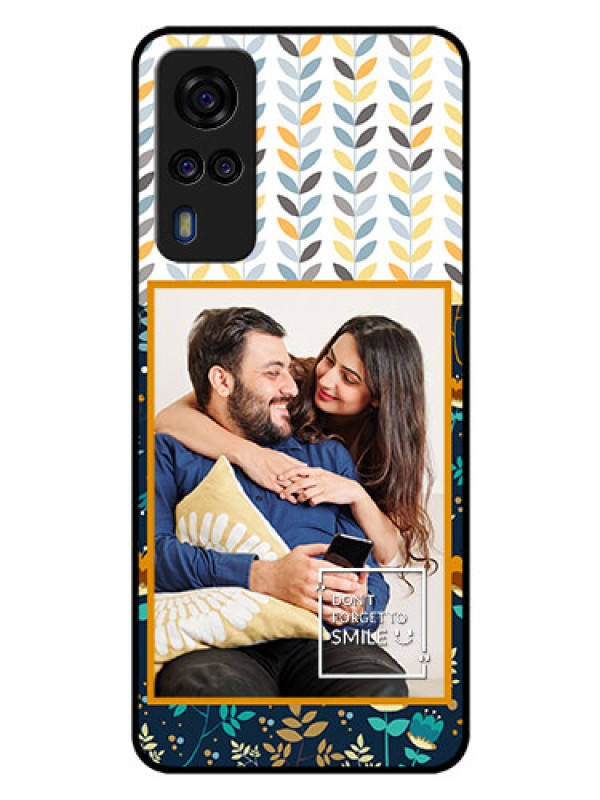 Custom Vivo Y31 Custom Glass Mobile Case  - Pattern Design