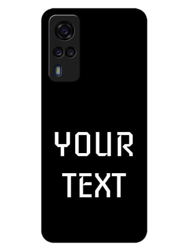Custom Vivo Y31 Your Name on Glass Phone Case