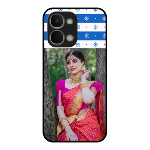 Vivo Y31t 5G Custom Glass Phone Case - Snow Pattern Design