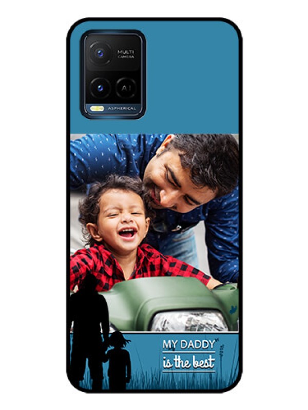 Custom Vivo Y33s Custom Glass Mobile Case - Best dad design