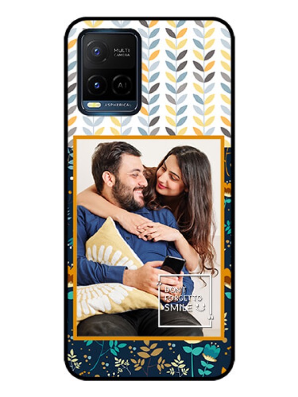 Custom Vivo Y33T Custom Glass Mobile Case - Pattern Design