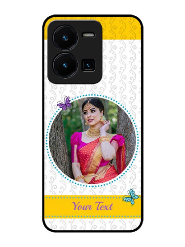 Custom Vivo Y35 Custom Glass Mobile Case - Girls Premium Case Design