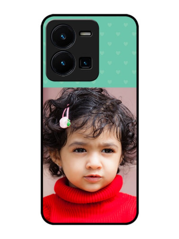 Custom Vivo Y35 Custom Glass Phone Case - Lovers Picture Design