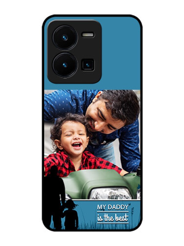 Custom Vivo Y35 Custom Glass Mobile Case - Best dad design