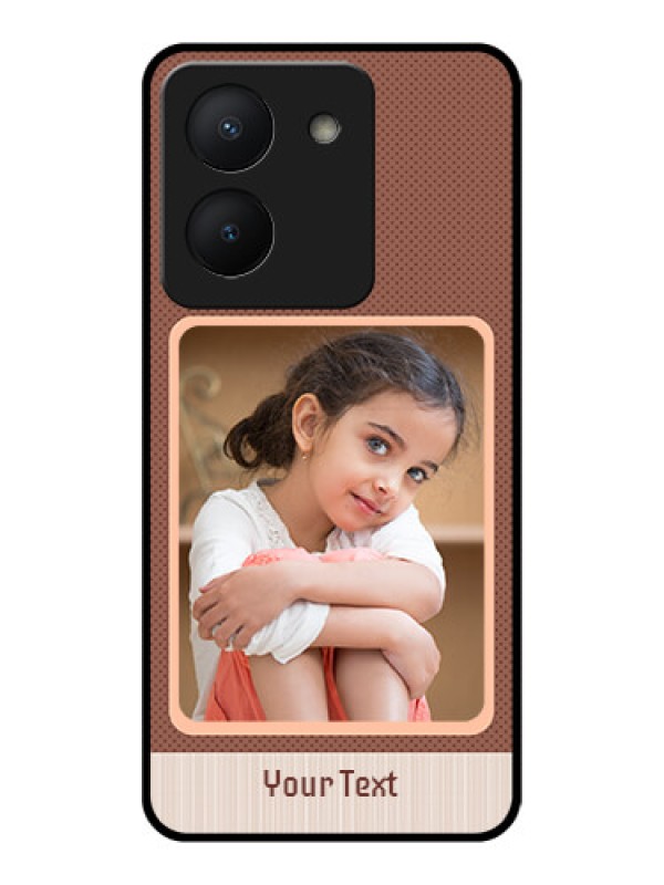 Custom Vivo Y36 Custom Glass Phone Case - Simple Pic Upload Design
