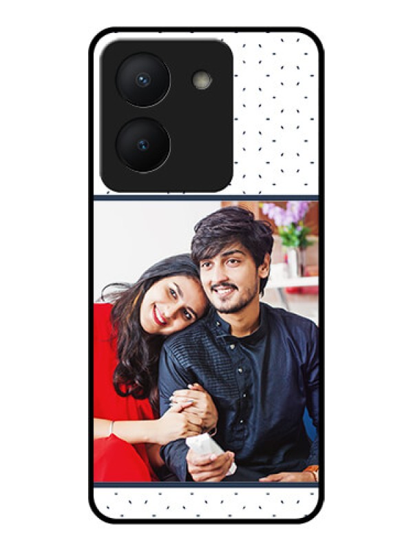 Custom Vivo Y36 Personalized Glass Phone Case - Premium Dot Design