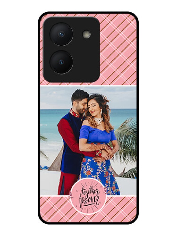 Custom Vivo Y36 Personalized Glass Phone Case - Together Forever Design