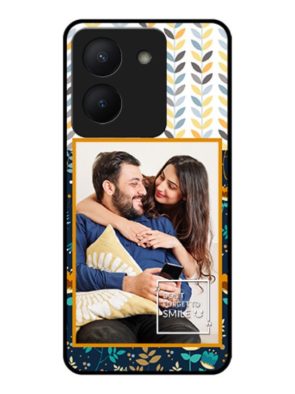 Custom Vivo Y36 Custom Glass Mobile Case - Pattern Design