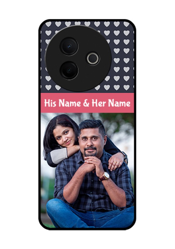 Vivo Y39 5G Custom Glass Phone Case - Love Symbols Design