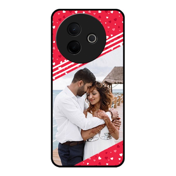 Vivo Y39 5G Custom Glass Phone Case - Valentines Gift Design