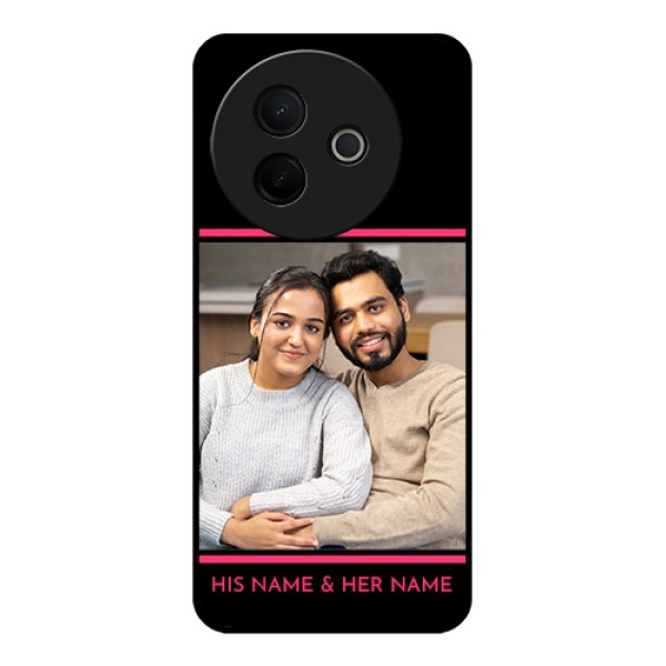 Vivo Y39 5G Custom Glass Phone Case - With Add Text Design