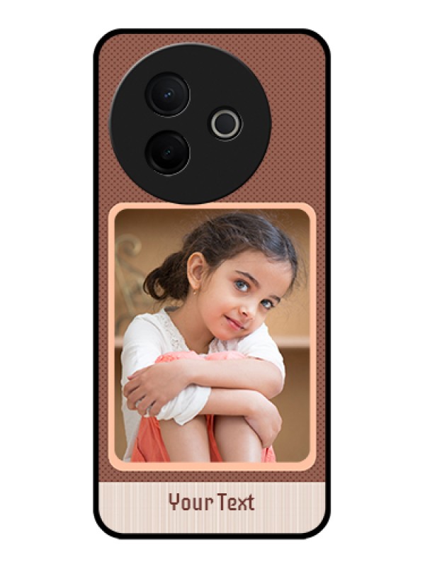 Custom Vivo Y39 5G Custom Glass Phone Case - Simple Pic Upload Design