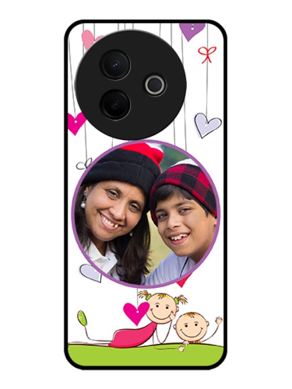 Custom Vivo Y39 5G Custom Glass Phone Case - Cute Kids Phone Case Design