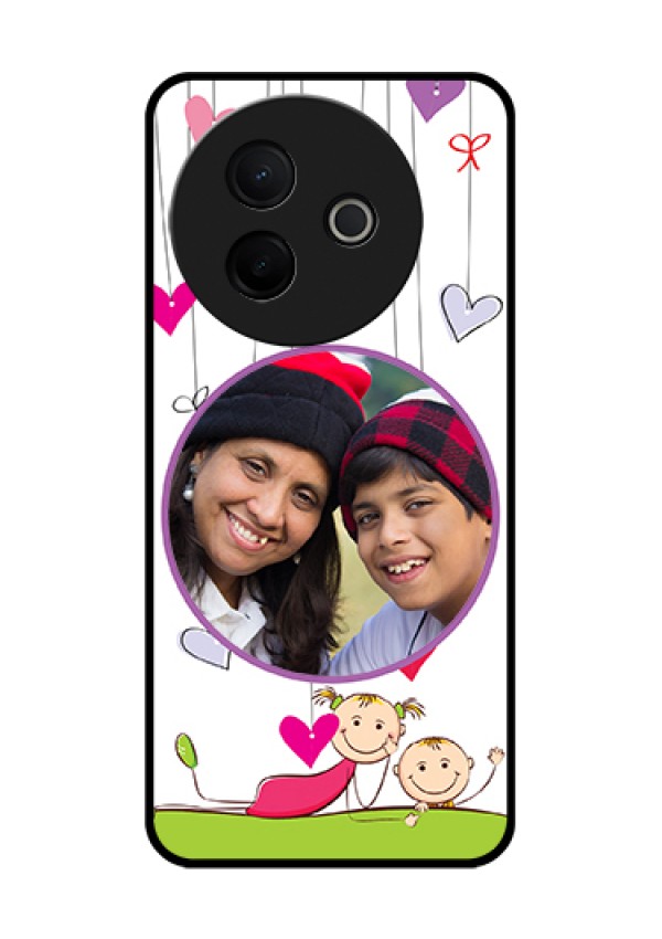 Vivo Y39 5G Custom Glass Phone Case - Cute Kids Phone Case Design