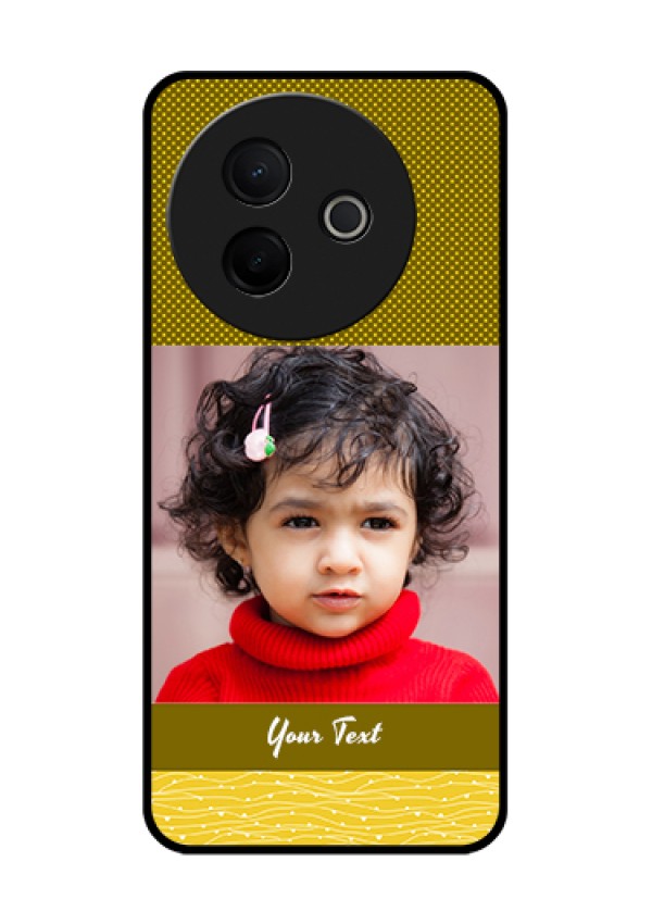 Vivo Y39 5G Custom Glass Phone Case - Simple Green Color Design