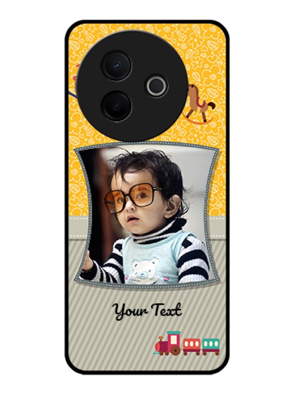 Custom Vivo Y39 5G Custom Glass Phone Case - Baby Picture Upload Design
