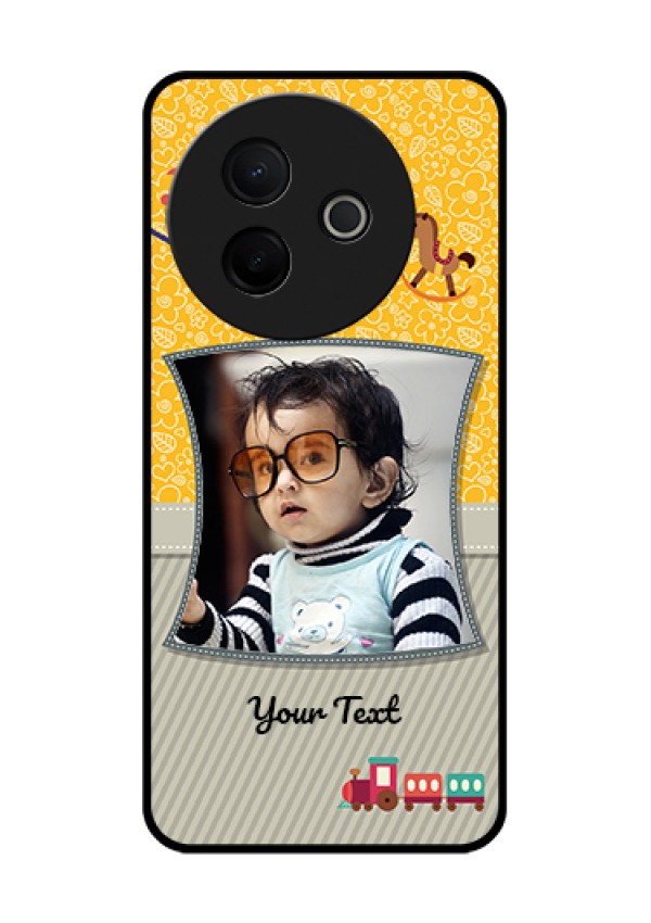 Vivo Y39 5G Custom Glass Phone Case - Baby Picture Upload Design