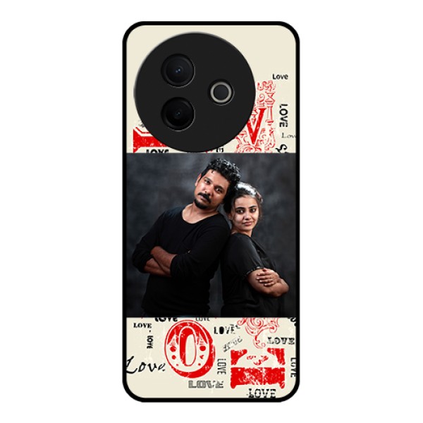 Vivo Y39 5G Custom Glass Phone Case - Trendy Love Design Case