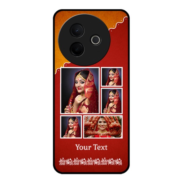 Vivo Y39 5G Custom Glass Phone Case - Wedding Pic Upload Design Vivo Y39 5G Custom Glass Phone Case - Wedding Pic Upload Design