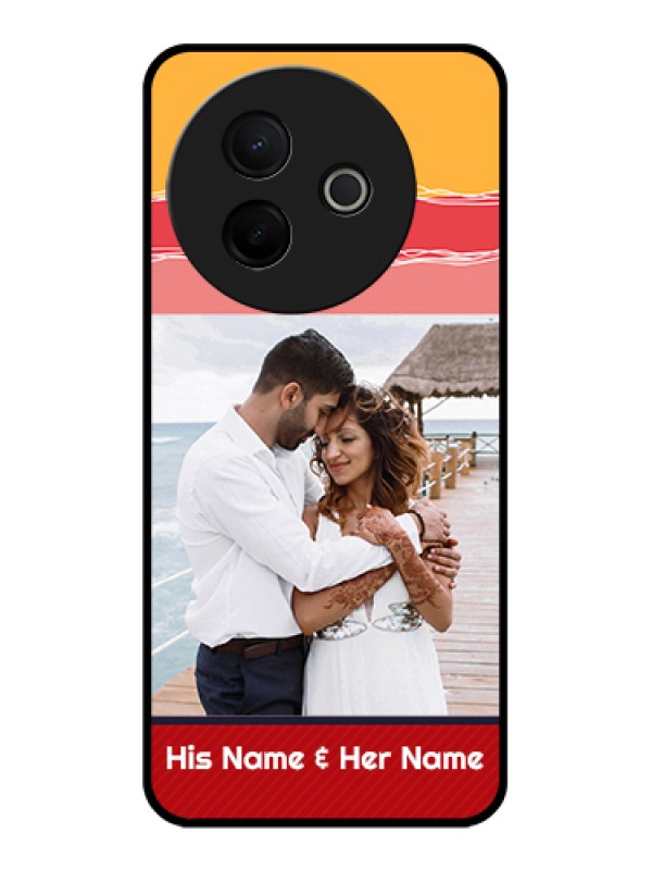 Custom Vivo Y39 5G Custom Glass Phone Case - Colorful Case Design