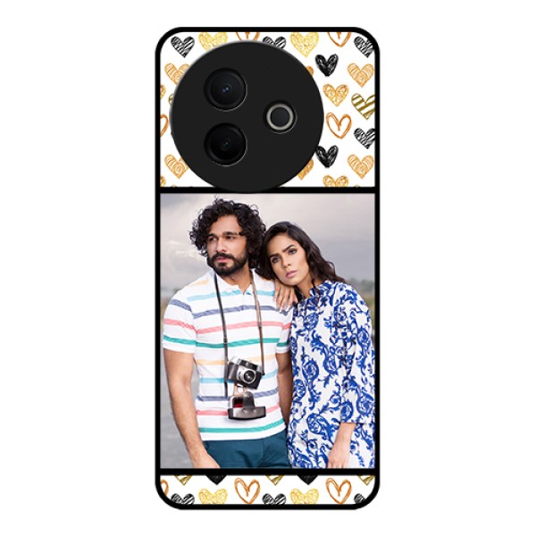 Vivo Y39 5G Custom Glass Phone Case - Love Symbol Design