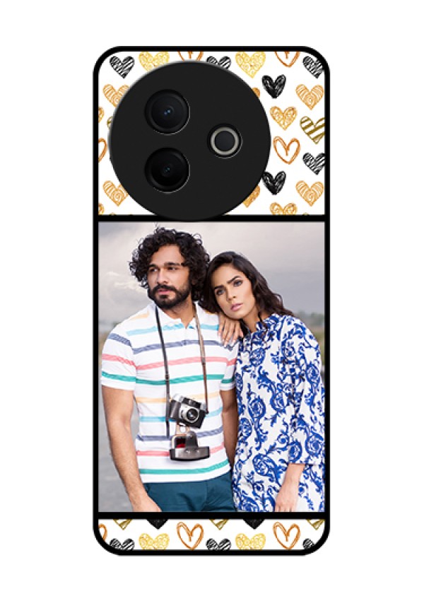 Vivo Y39 5G Custom Glass Phone Case - Love Symbol Design