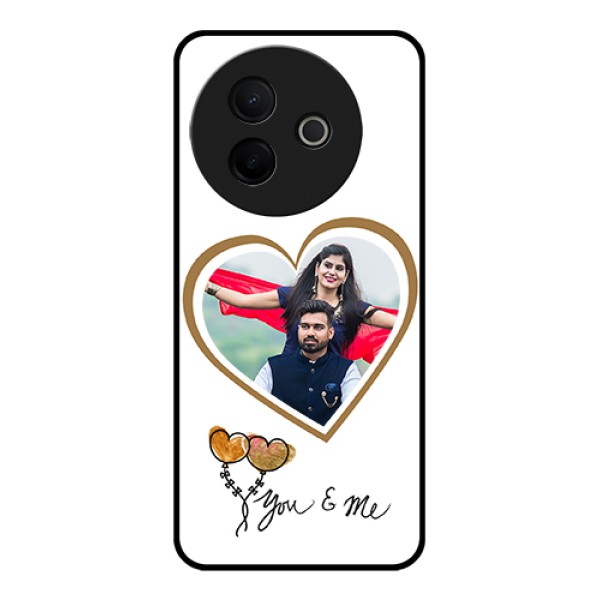 Vivo Y39 5G Custom Glass Phone Case - You & Me Design