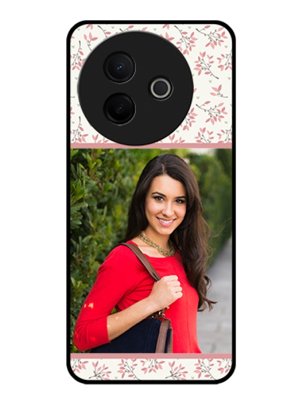 Custom Vivo Y39 5G Custom Glass Phone Case - Stunning Floral Design