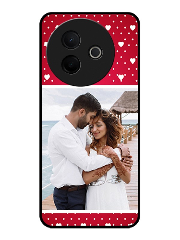 Custom Vivo Y39 5G Custom Glass Phone Case - Hearts Mobile Case Design