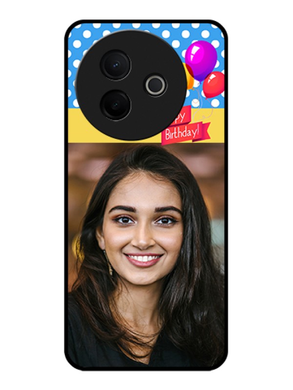 Custom Vivo Y39 5G Custom Glass Phone Case - Happy Birthday Design