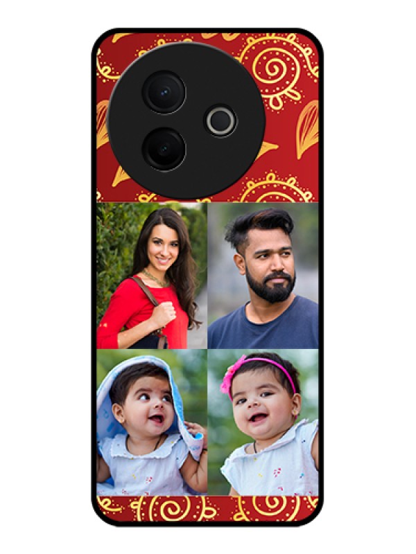 Custom Vivo Y39 5G Custom Glass Phone Case - 4 Image Traditional Design