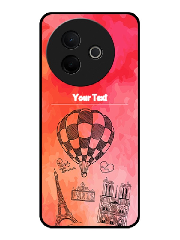 Custom Vivo Y39 5G Custom Glass Phone Case - Paris Theme Design