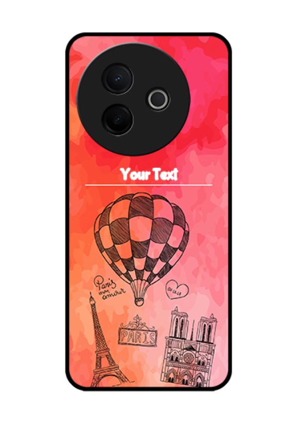 Vivo Y39 5G Custom Glass Phone Case - Paris Theme Design