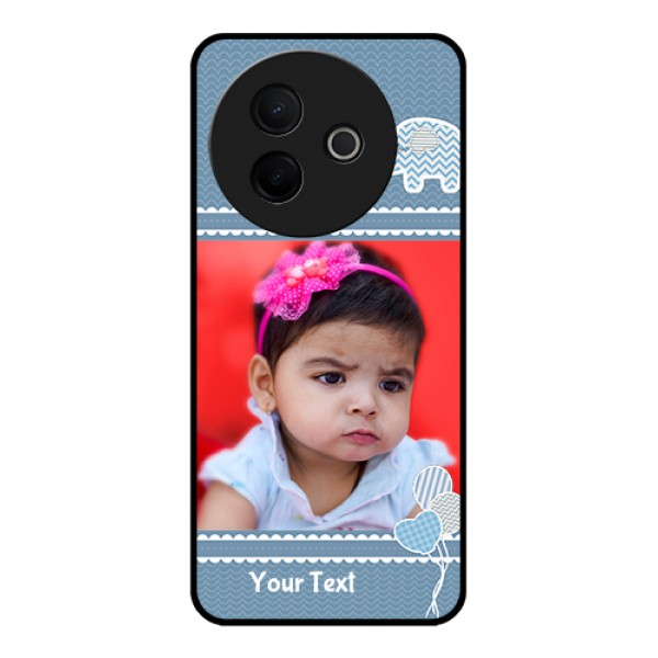 Vivo Y39 5G Custom Glass Phone Case - With Kids Pattern Design