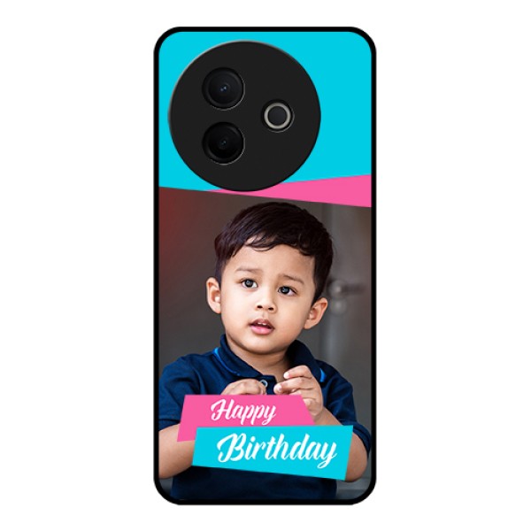 Vivo Y39 5G Custom Glass Phone Case - Image Holder With 2 Color Design