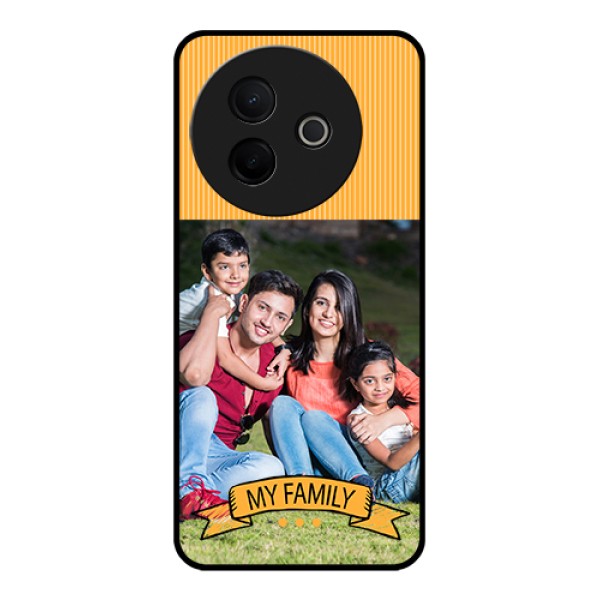 Vivo Y39 5G Custom Glass Phone Case - My Family Design