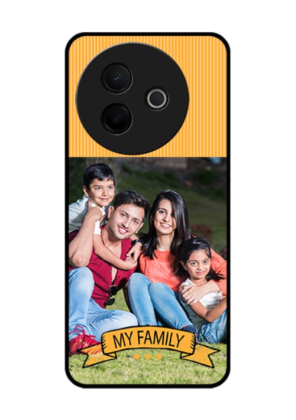 Vivo Y39 5G Custom Glass Phone Case - My Family Design