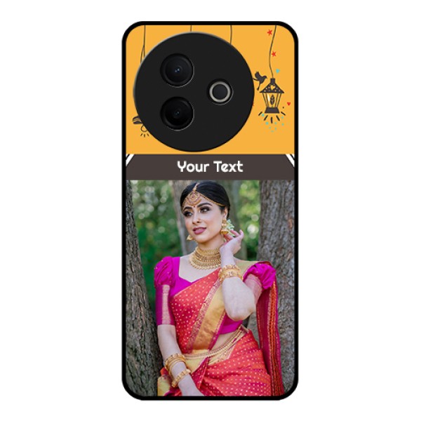 Vivo Y39 5G Custom Glass Phone Case - With Family Picture And Icons Vivo Y39 5G Custom Glass Phone Case - With Family Picture And Icons
