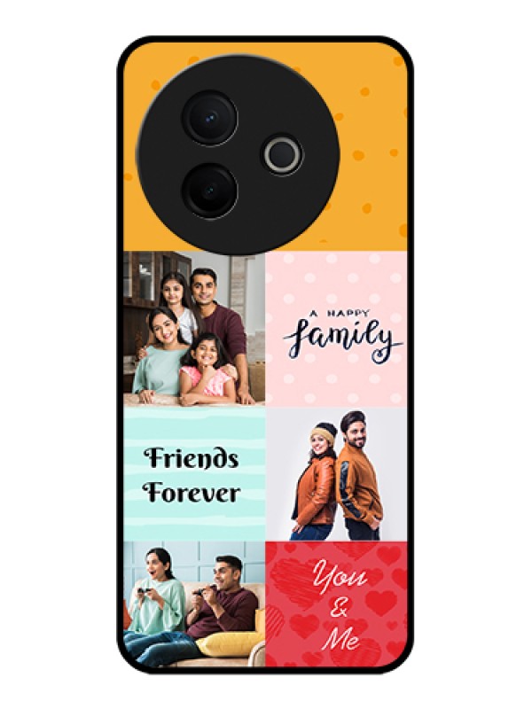 Custom Vivo Y39 5G Custom Glass Phone Case - Images With Quotes Design