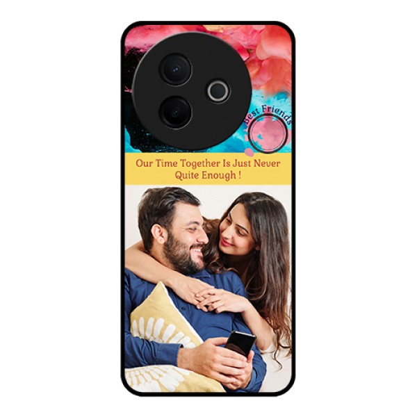 Vivo Y39 5G Custom Glass Phone Case - Quote With Acrylic Painting Design Vivo Y39 5G Custom Glass Phone Case - Quote With Acrylic Painting Design