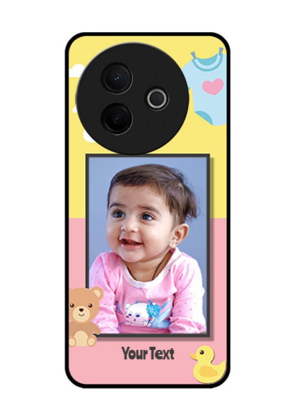 Vivo Y39 5G Custom Glass Phone Case - Kids 2 Color Design