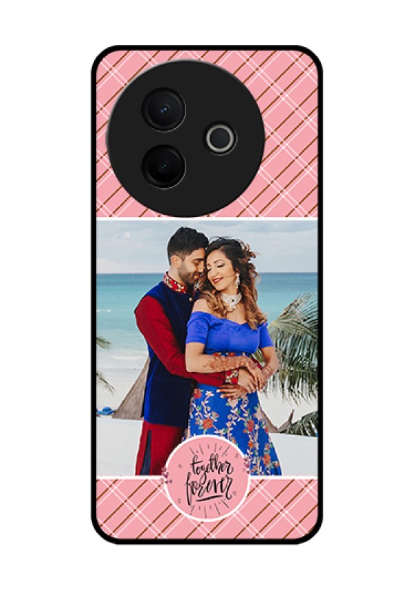 Vivo Y39 5G Custom Glass Phone Case - Together Forever Design
