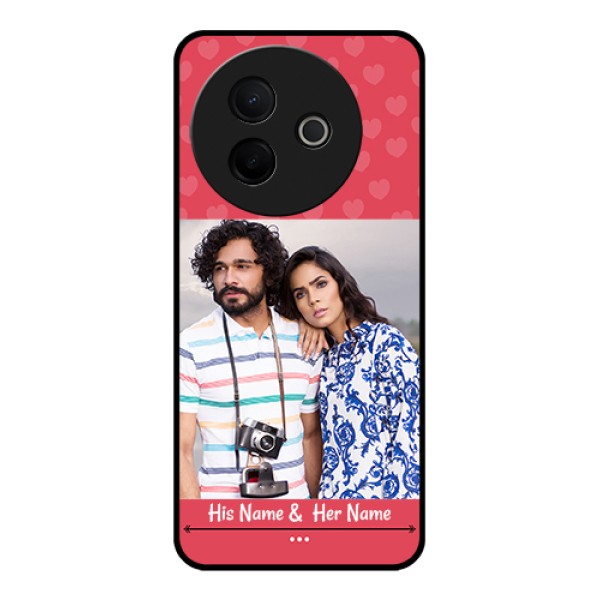 Vivo Y39 5G Custom Glass Phone Case - Simple Love Design