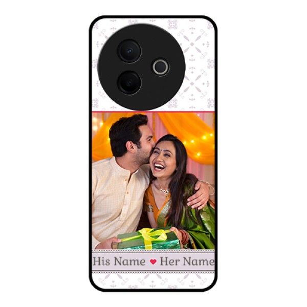 Vivo Y39 5G Custom Glass Phone Case - With Photo And Ethnic Design Vivo Y39 5G Custom Glass Phone Case - With Photo And Ethnic Design