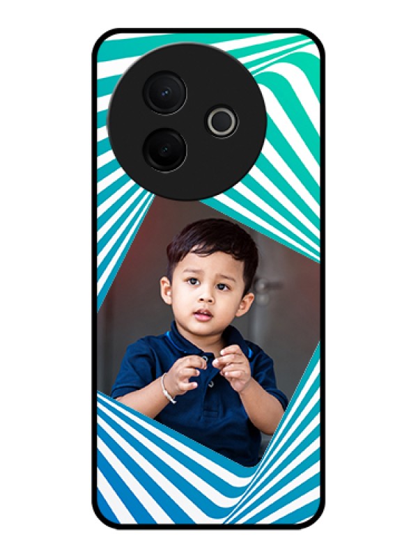 Custom Vivo Y39 5G Custom Glass Phone Case - Abstract Spiral Design