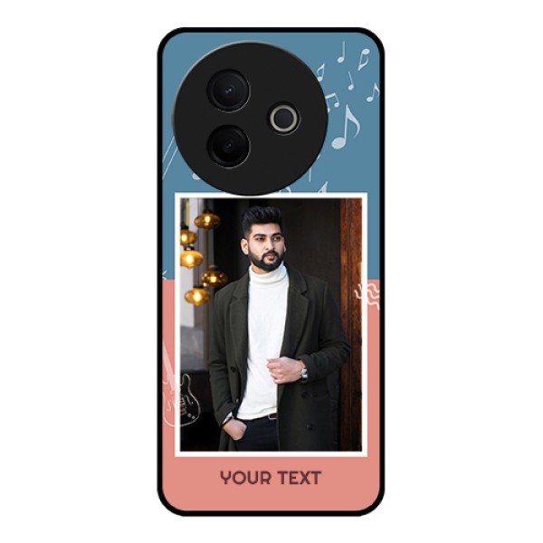Vivo Y39 5G Custom Glass Phone Case - With Color Musical Note Design Vivo Y39 5G Custom Glass Phone Case - With Color Musical Note Design